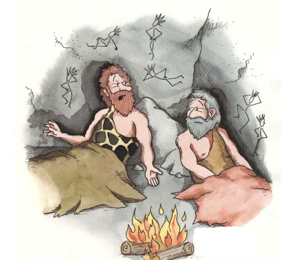 Illustrated Caveman Questions to ask before writing a memoir